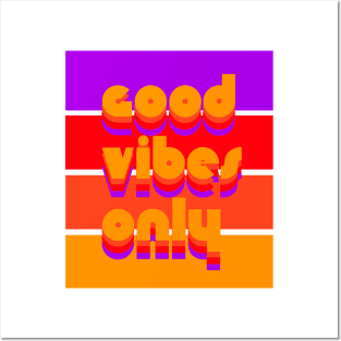 Good Vibes Only Posters and Art